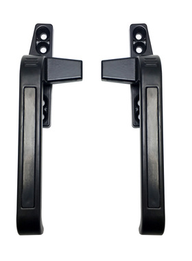 50铝合金窗把手平开门窗单点7字加厚执手窗拉手外推窗户锁铝合金