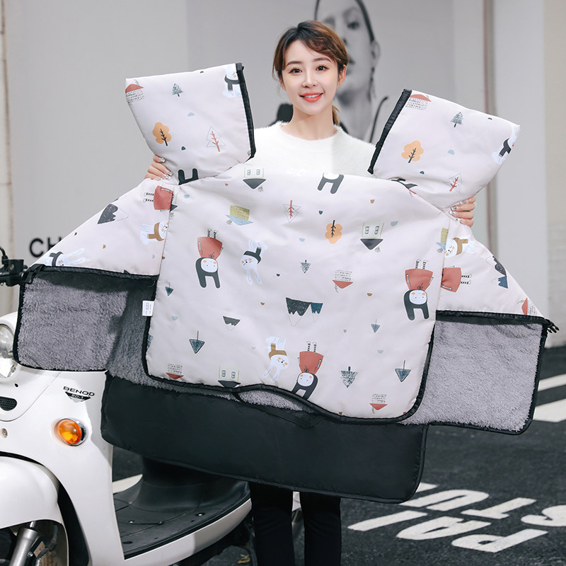 电动车挡风被冬季新款加绒加厚摩托电瓶车防水防寒保暖秋冬防雨罩,淘宝优惠券,粉丝福利购,淘宝优惠卷