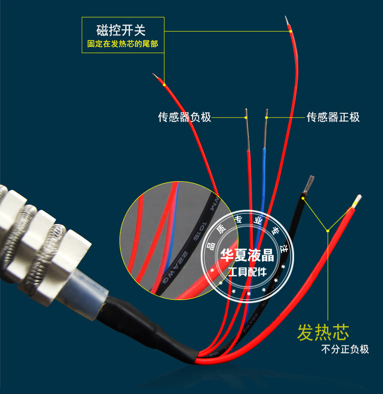 谊华赛克气泵型582D+ 952D 8586D 858 898D 858D专用风枪发热芯 - 图3