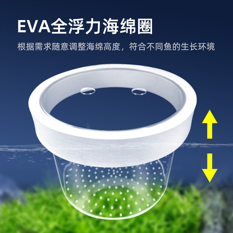 亚克力漂浮悬浮式隔离盒鱼缸隔离盒饲养盒产卵器小型鱼卵隔离网 - 图0