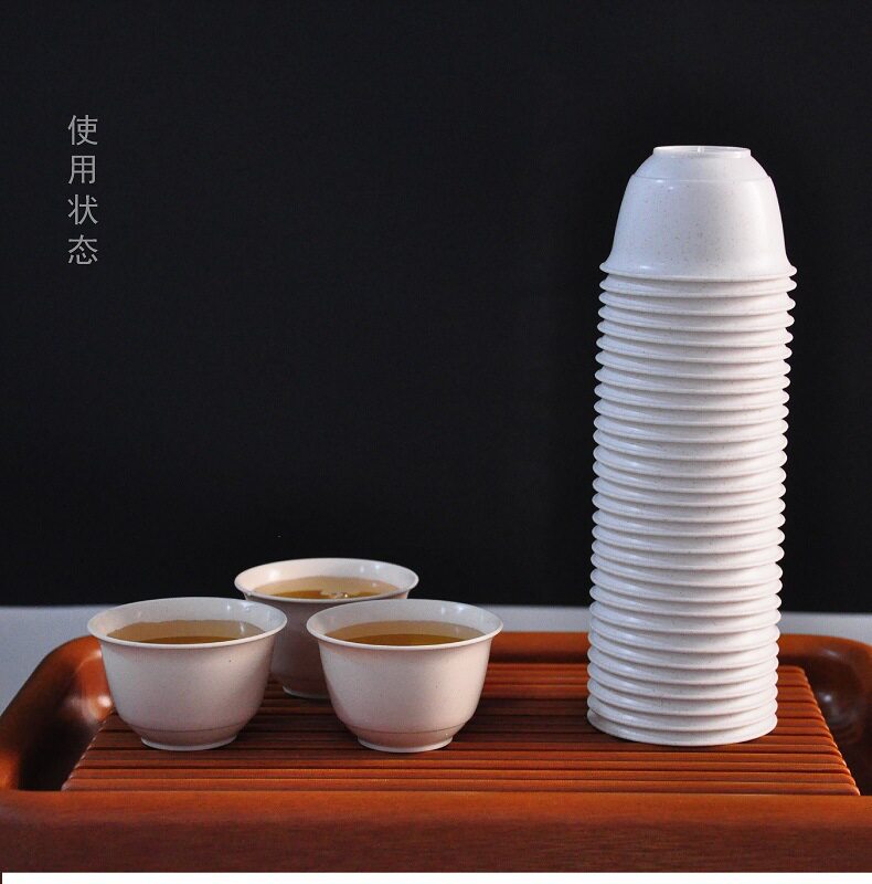 Kung Fu tea cup thickened commercial disposable environmentally friendly cup