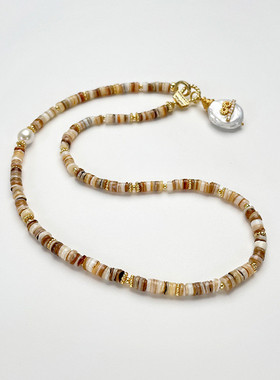 淡水巴洛克6-7mm珍珠项链达人推