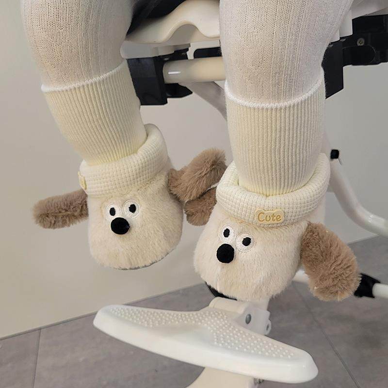 宝宝鞋子加绒6到12个月婴儿鞋袜潮可爱保暖毛毛不掉鞋防滑秋冬季,淘宝优惠券,粉丝福利购,淘宝优惠卷