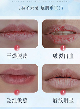 维特丝润唇膏秋冬防干燥唇部护理保湿滋润清爽不油腻润唇膏薄荷味
