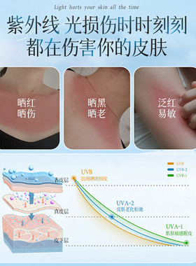 韩方五谷水润美白隔离防晒乳防紫外线学生军训夏季防水防汗防晒乳