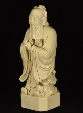 大明万历年德化何朝宗印孔子造像