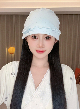 月子帽发带纯棉大头小头都能用