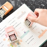 Zakka Style Retro Wood Cute Diary Date Дата оплата годом на месяц роликовые счета
