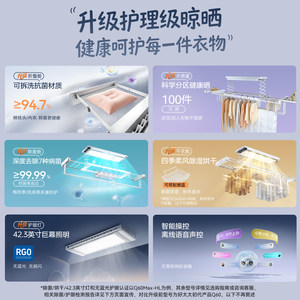 好太太电动晾衣架室内家用阳台分区晾晒自动升降2026新款升级Q60