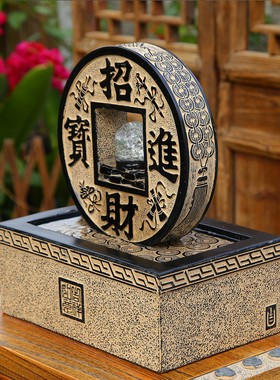 树脂新中式客厅客栈桌面摆件