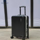 PC aluminum alloy trolley case is simple and fashionable