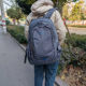 Wei Bao backpack polyester cloth lightweight student travel