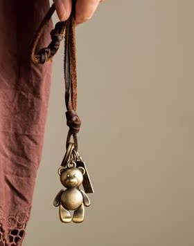 包邮长款项链毛衣链文艺复古民族风牛皮绳可调节男女百搭休闲三角