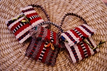 Tibetan pastoral area yak hair handmade knitted text to play with bags