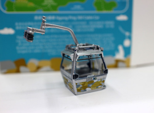 微影Tiny 1/76 香港昂坪360缆车模型水晶车厢观光车 精美礼品摆件 - 图2