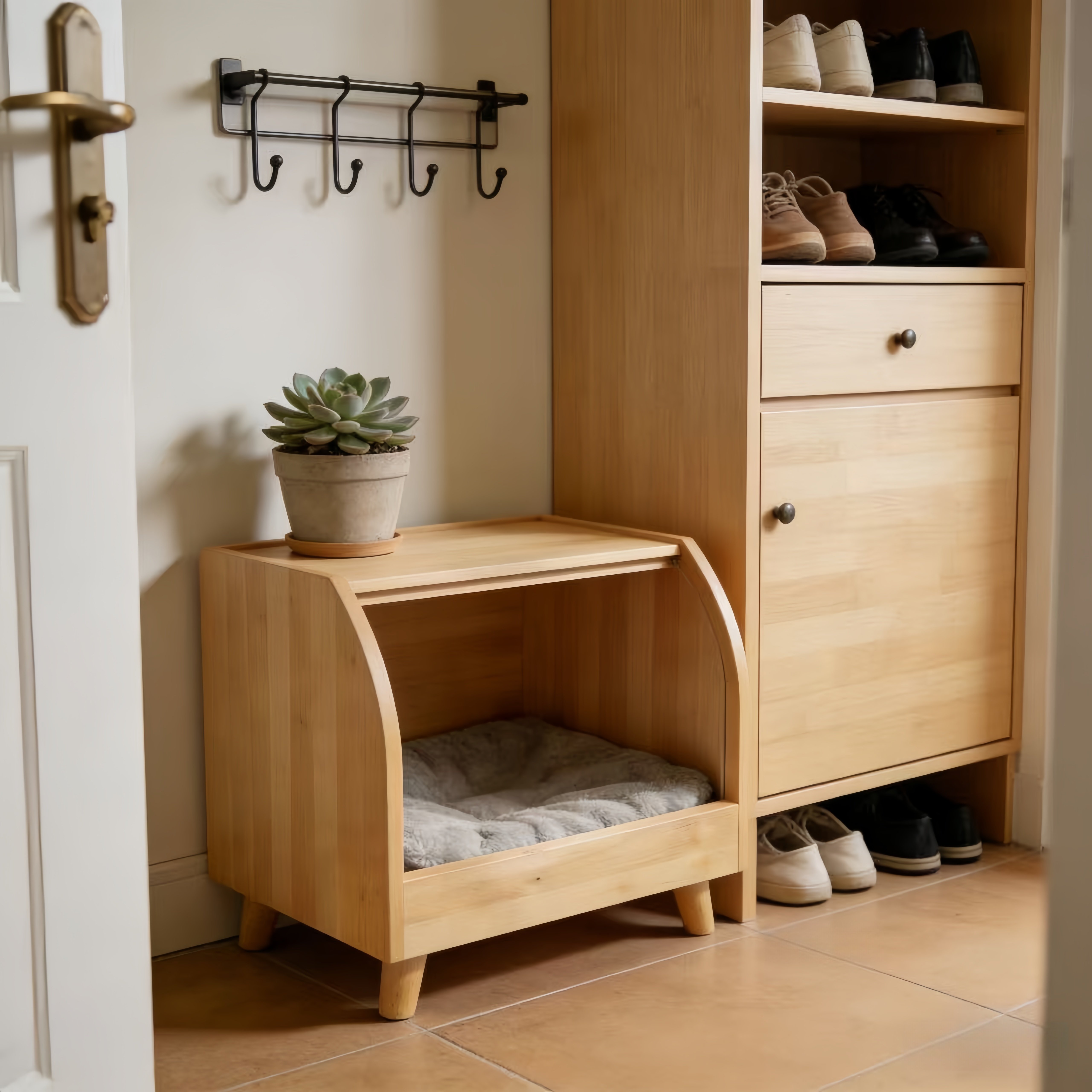 实木猫窝宠物实木屋猫咪别墅小型犬狗窝全实木床头柜四季款猫屋,淘宝优惠券,粉丝福利购,淘宝优惠卷