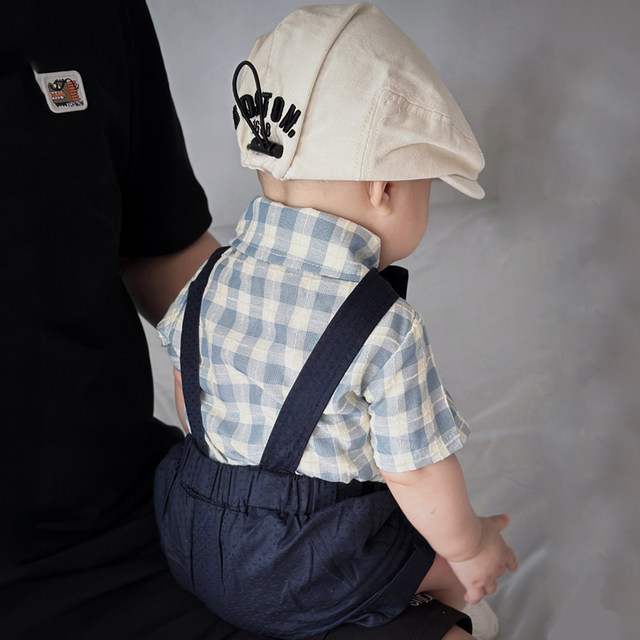 Boys summer clothes set fashionable summer two-piece set