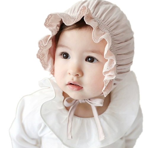 Детская кружевная милая хлопковая шапка для принцессы для новорожденных для девочек, кружевное платье, популярно в интернете