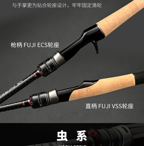 科尼路亚竿官方旗舰店新款奇迹进化五代鳜鱼竿虫竿直柄枪柄路亚竿 - 图1