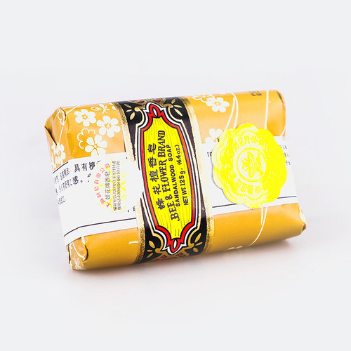 蜂花檀香皂125g*5块沐浴洁面洗手洗澡皂中国风经典国货上海制皂 - 图1