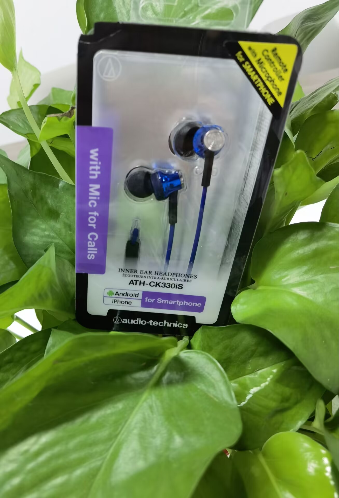 Audio Technica/铁三角 ATH-CK330IS有线入耳式带麦线控音乐耳机-图2