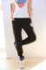 0Korean style loose large size fitness pants for slimming small feet