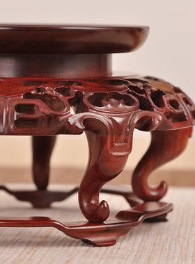 小叶紫檀中式复古茶室空间手工几