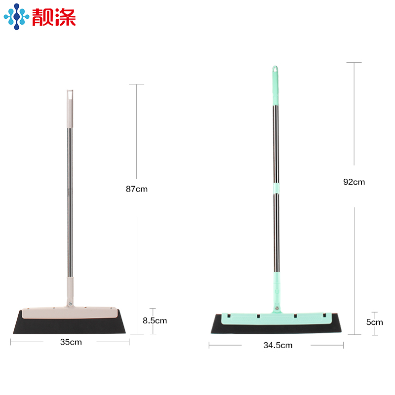 靓涤魔术扫把扫地头发神器浴室刮水器地刮地板清理家用扫拖二合一-图2