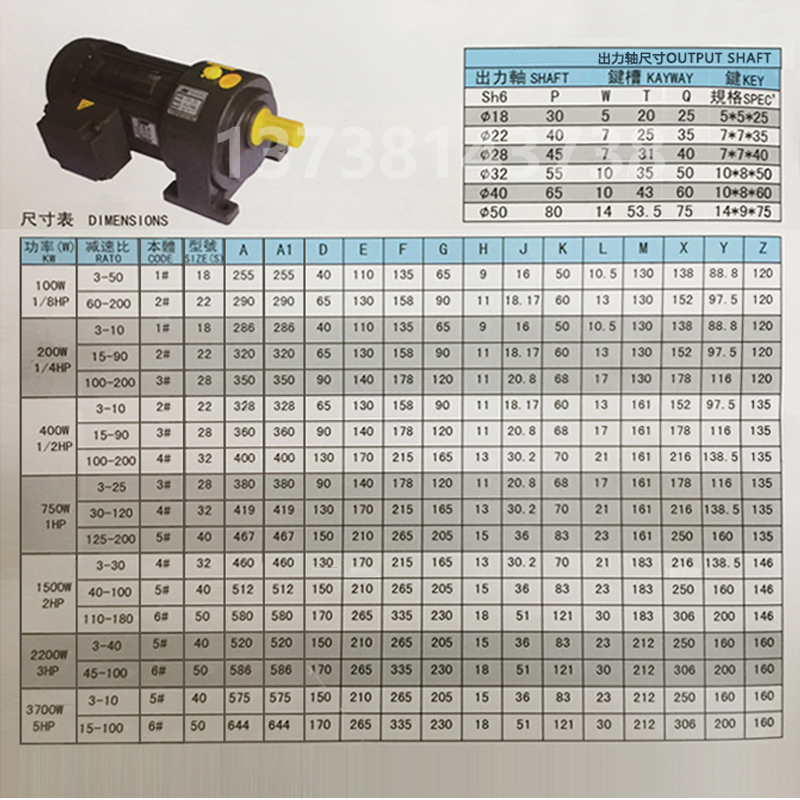 减速电机400W380V杭州CH卧式750W欧邦OPG立式CV1500W齿轮减速机 - 图0