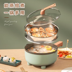 Плиты 奥克斯多功能电炒锅炒菜一体式家用自动插电爆炒麦饭石不粘大功率