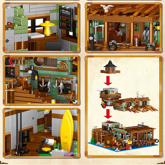 Zhegao building blocks toy assembly building blocks 6+ anti-counterfeiting design