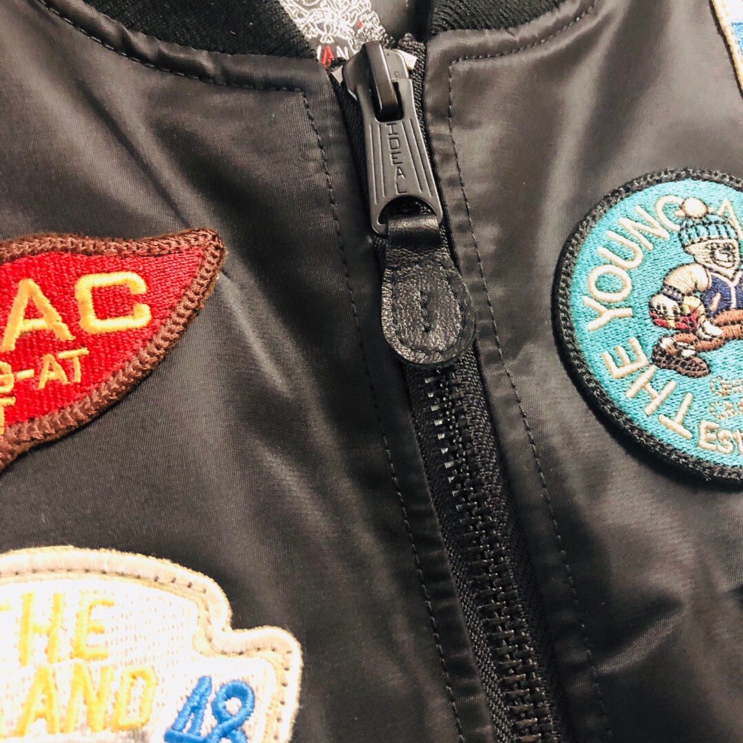 Double G 日产VAN初心MA-1徽章45P飞行服夹克 奢华拉链新雪丽棉服,淘宝优惠券,粉丝福利购,淘宝优惠卷