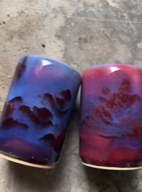 手工笔筒孔家钧窑钧窑