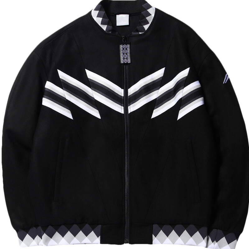 中国李宁冬装男CBA全明星赛同款羊毛呢棉服棉袄保暖短夹克AJMP003