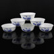 Underglaze color tableware noodle bowl Tao porcelain edge porcelain Jingdezhen