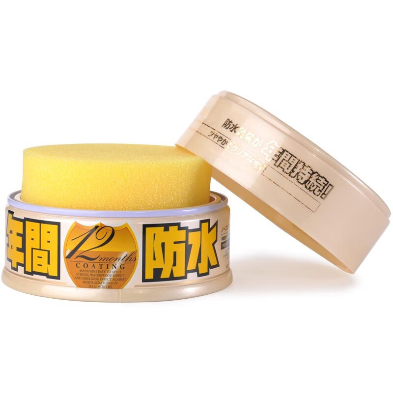 SOFT99年间防水车蜡 车漆镀膜氟素驱水上光蜡 防水防污漆面养护蜡 - 图1