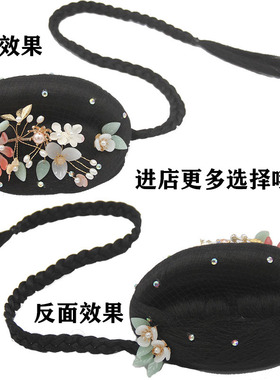 发饰套装古典艺考演出假发