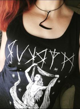 The Rogue + The Wolf Reaper 哥特死神镰刀项链