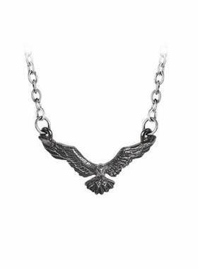 英国A牌哥特渡鸦摇滚朋克项链