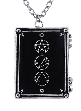 RESTYLE暗黑哥特书型项链