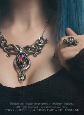 北海巨妖神话克拉肯哥特朋克戒指