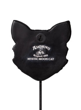 英国Alchemy V129 Mystic Moon Cat魔猫暗黑哥特月相家居摆件墙挂