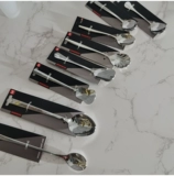 Изысканный 304 из нержавеющей стали прочная западная ложка десертная ложек кофейные ложки кофейные ложки ложки O32