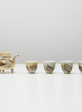 新中式红色提梁陶瓷茶具套装