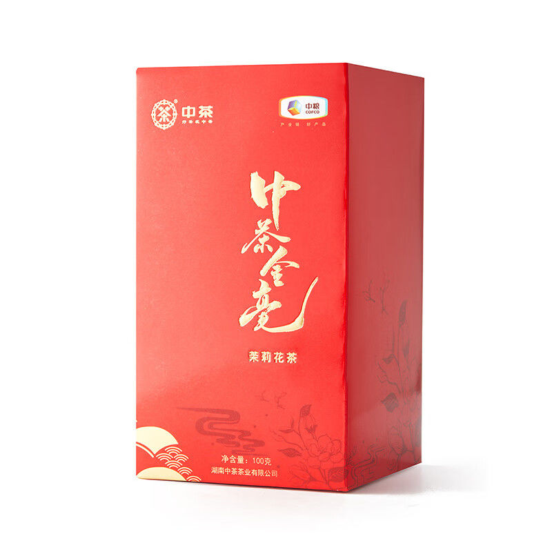 中茶猴王茉莉花茶特级 明前单芽横县茉莉 中茶金毫100g罐装浓香型 - 图1