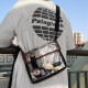 Summer transparent Japanese ins versatile trendy brand boy bag