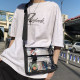 Summer transparent Japanese ins versatile trendy brand boy bag