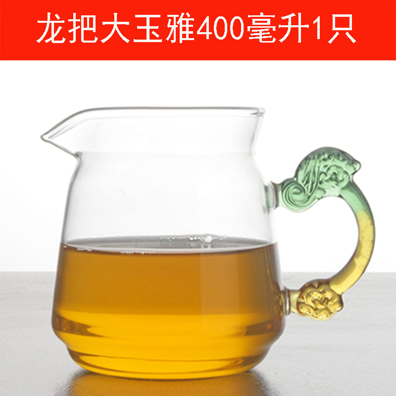 加厚玻璃公道杯功夫茶具配件大小号茶海分茶器茶道杯架子公杯包邮 - 图2