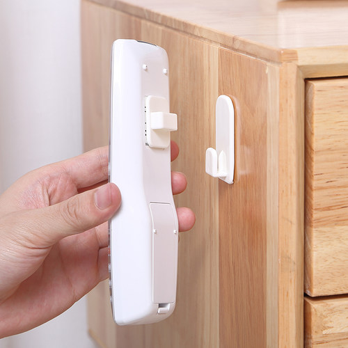 日式遥控器挂钩家用电器遥控器专用挂壁收纳钩套装神器 米木.1141 - 图0