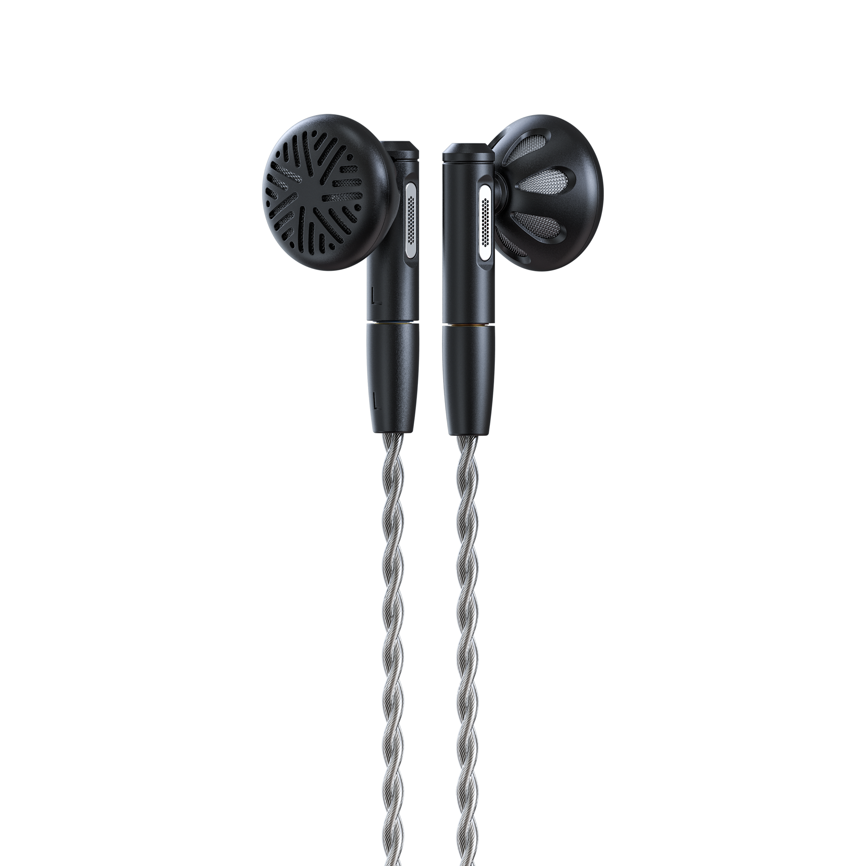 FiiO/飞傲 FF5 可换线碳基振膜金属平头式耳机有线HIFI单动圈耳塞 - 图1